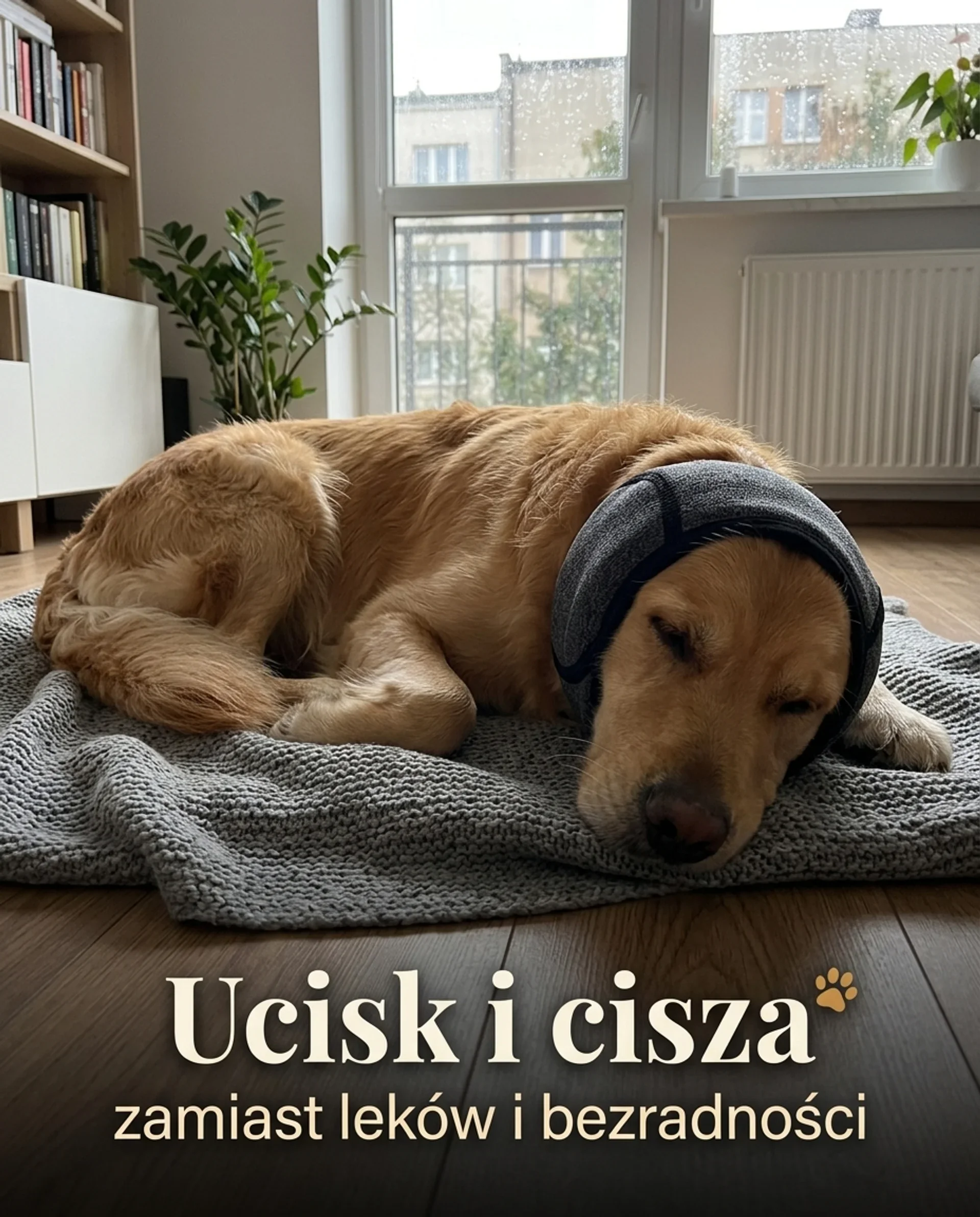 Otulek - opaska wyciszająca dla psa